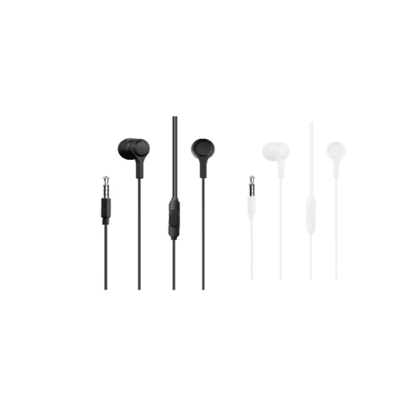 1.2m auriculares com microfone extra bass para telemovel
