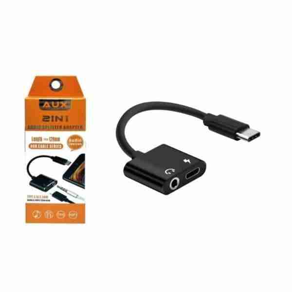 adaptador tipo-c áudio