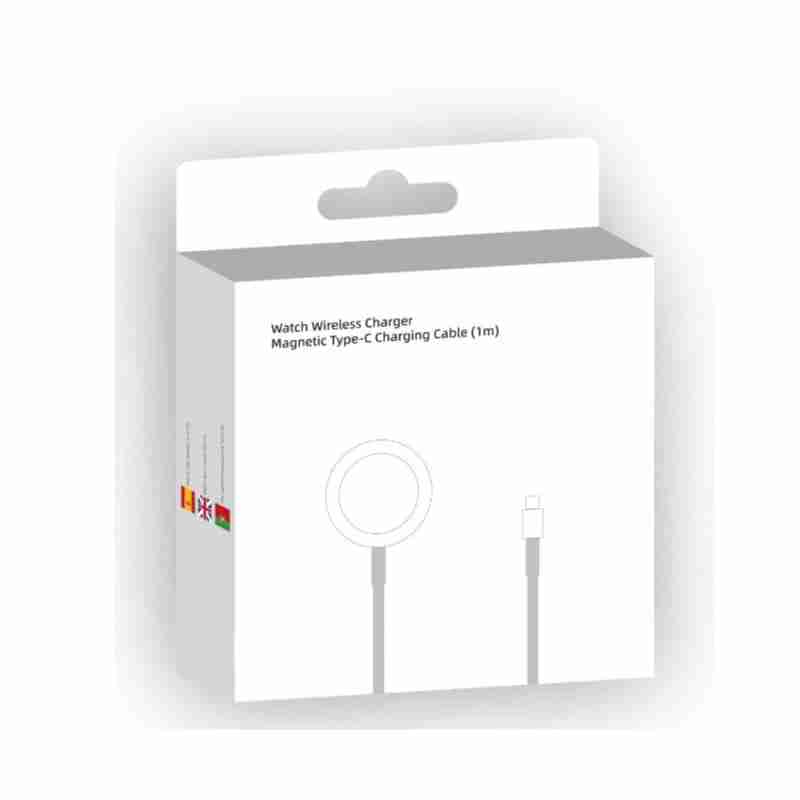 carregador tipo c usb para relógio inteligente sem fio