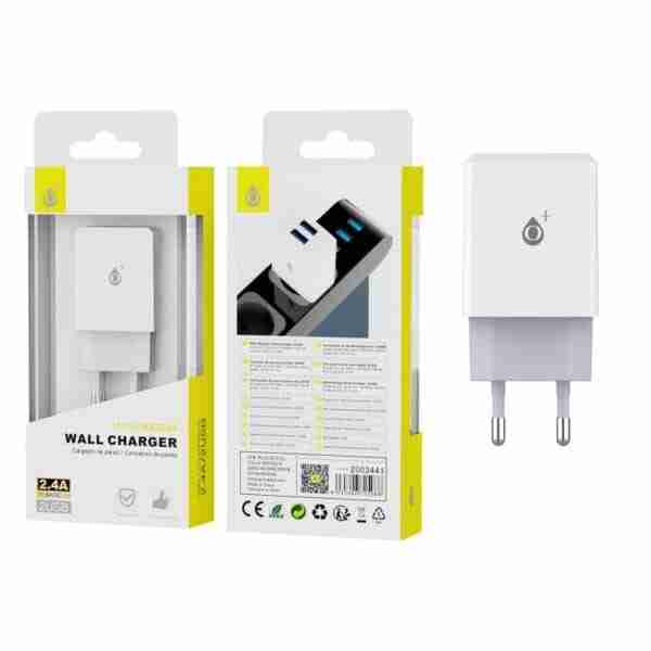 2.4A carregador dual usb