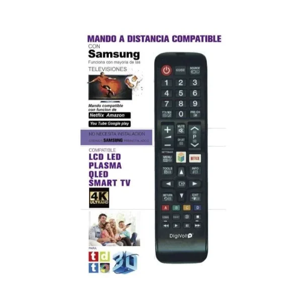 comando remoto Samsung