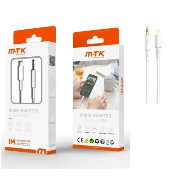 adaptador áudio iPhone