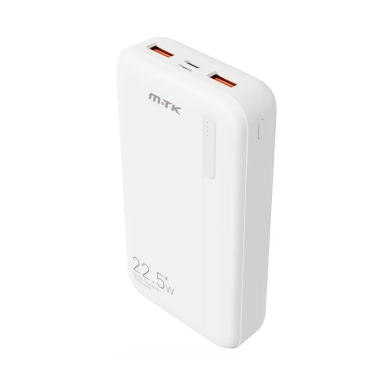 Power Bank 20 000 mAh Carregamento Rápido 22.5W