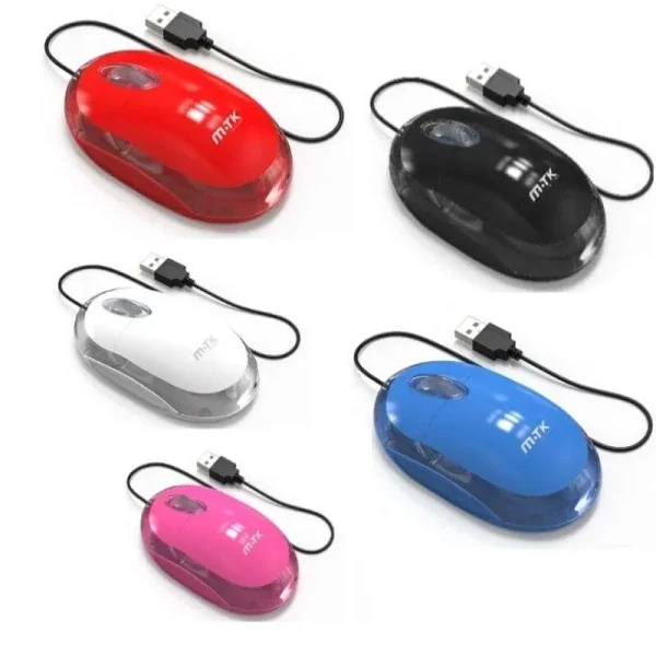 rato com fio usb c