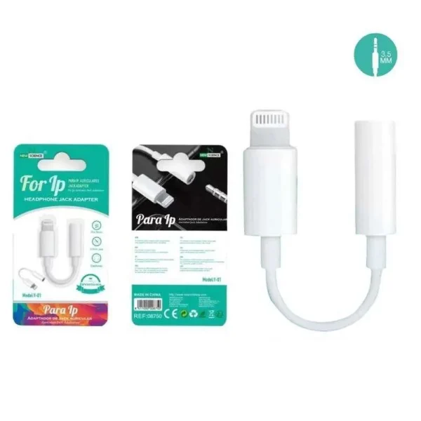 Adaptador auriculares iPhone