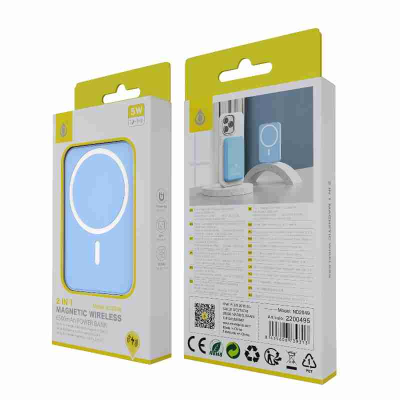6500 mAh Wireless Power Bank