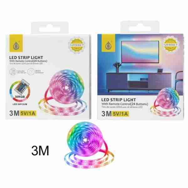 Led Stripe Light with Remote Control (24 button)