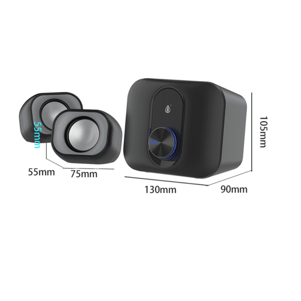 coluna com fio para pc