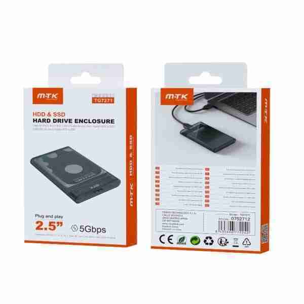 caixa de disco rígido 2.5″