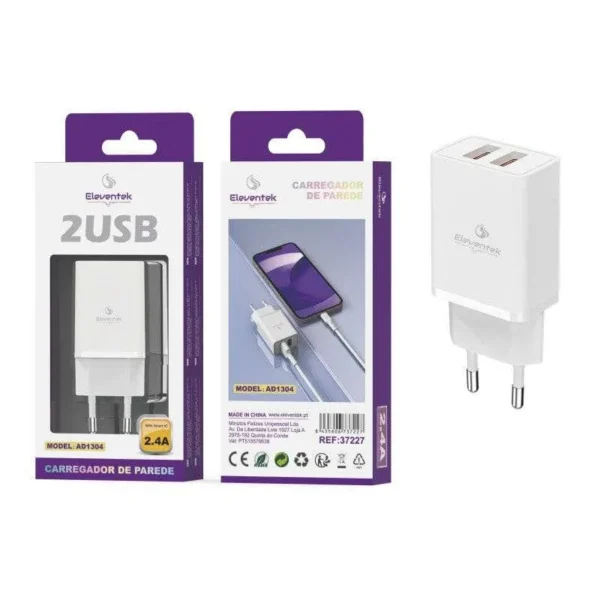 carregador 2 USB