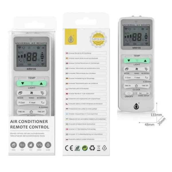 controle remoto ar condicionado