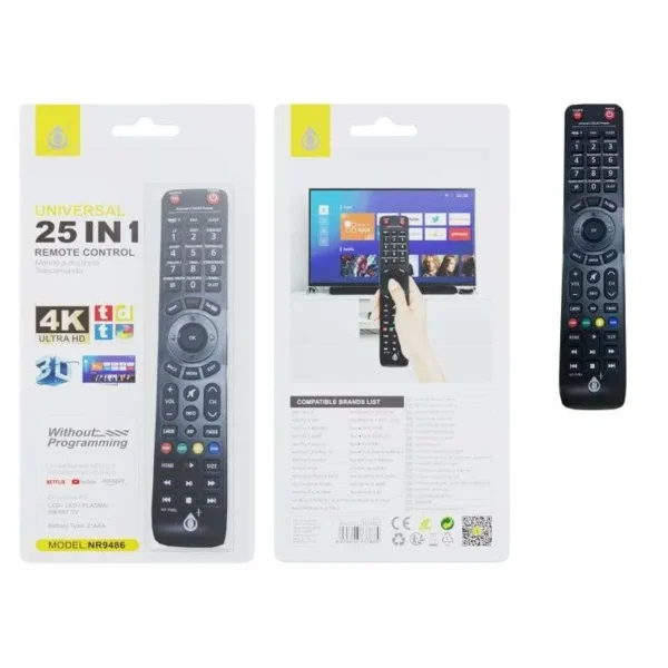 Comando TV Universal Sem Programação 25 Marcas