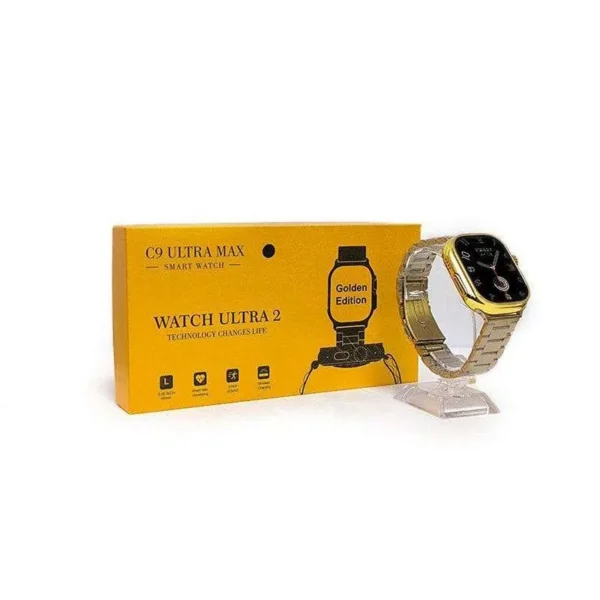 Smart Watch C9 Ultra com 2 Pulseiras Edição Gold