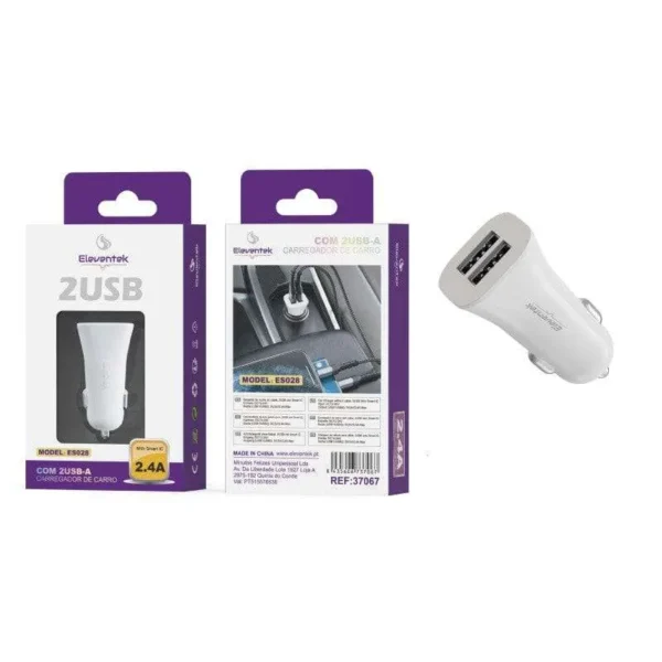 adaptador isqueiro 2 USB