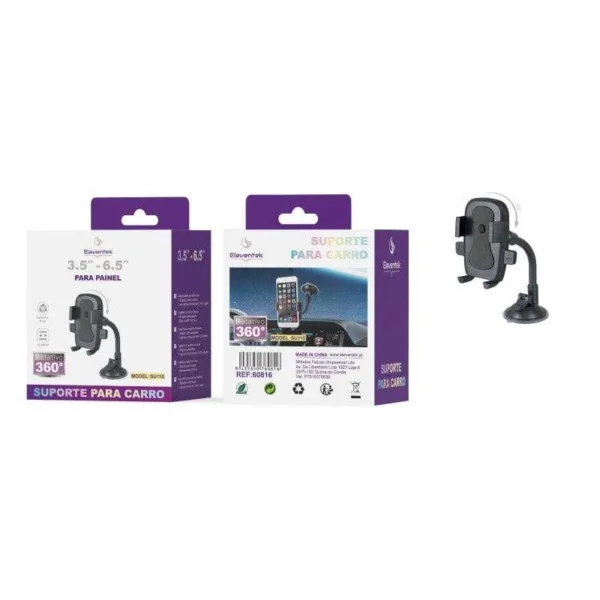 Suporte de Telemóvel para Carro com Ventosa 4.0″-7.0″