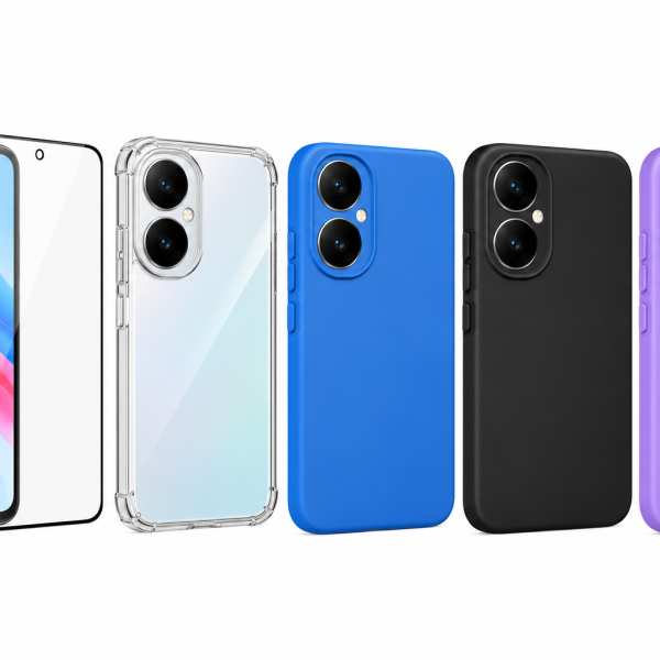 Pelicula de Vidro Completo Oppo A58/A78 e capa de Oppo A58/A78 ZT-2131