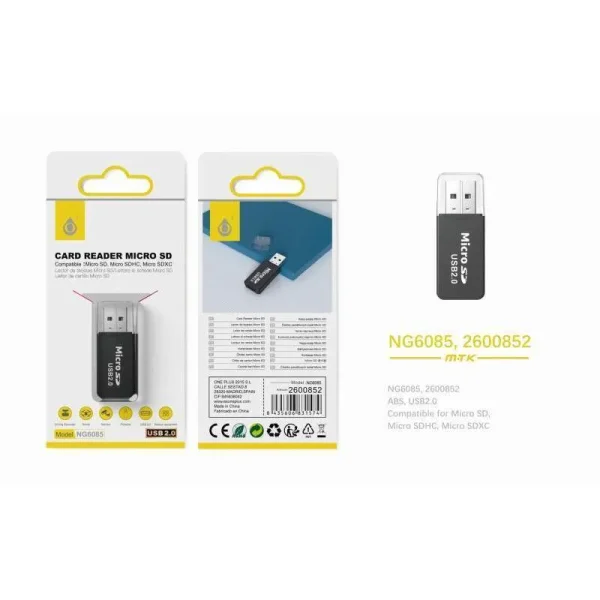 leitor de cartão USB 2.0