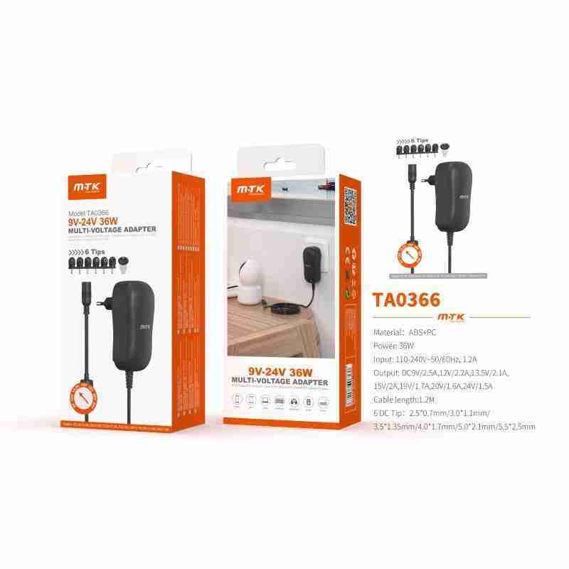 Carregador universal para laptop de 36 W