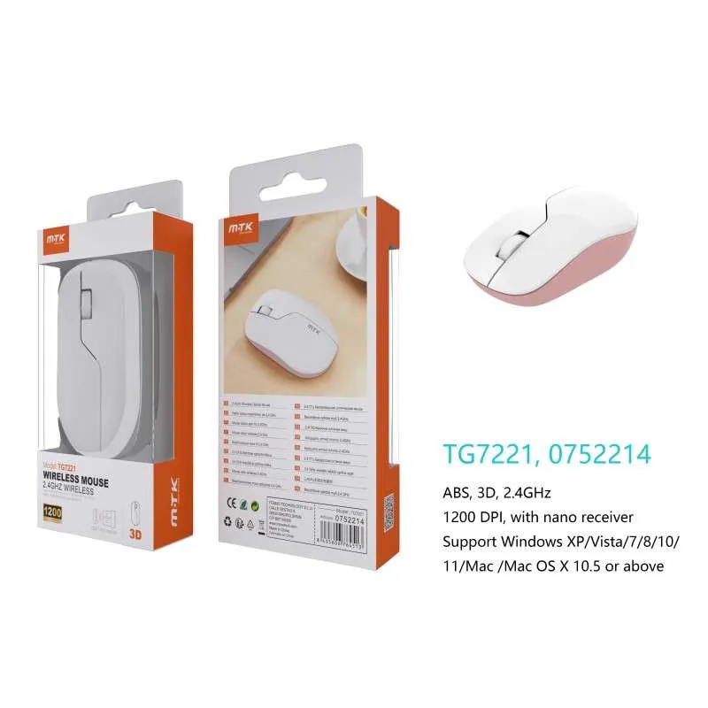 Rato Sem Fio Wireless 3D 2.4GHZ