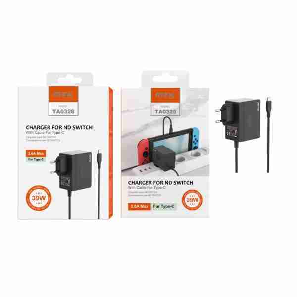 carregador tipo c para nd switch