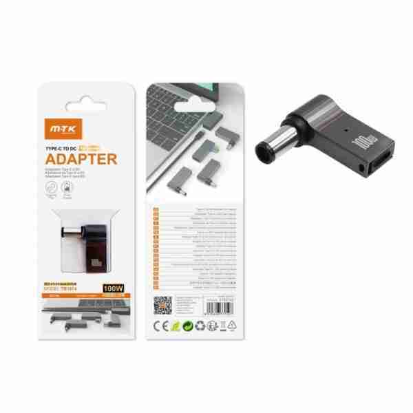 Adaptador USB-C para DC de 100W
