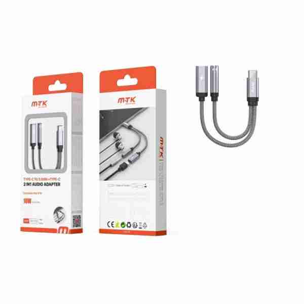 adaptador tipo c 2 em 1