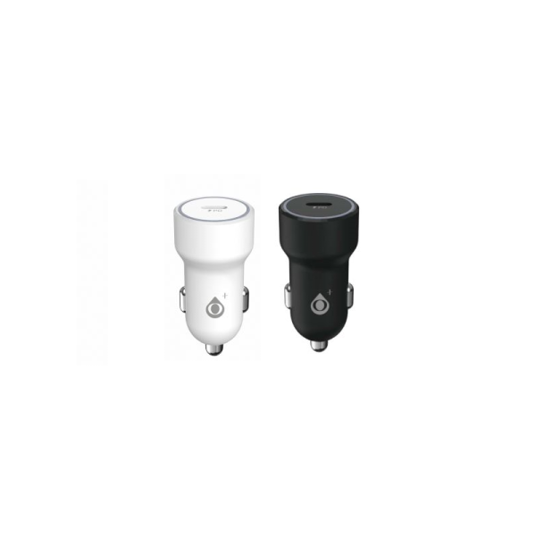 Carregador de carro BORIS com carregamento rápido, 1 USB tipo C (PD), sem fio, 40 W/3,4 A máx.