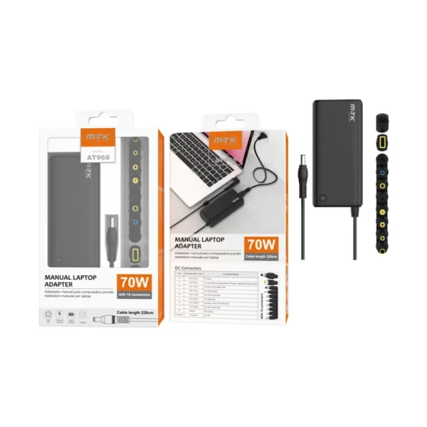 Adaptador de energia para laptop de 70 W