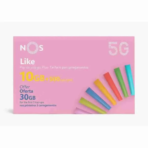 Cartão NOS 40GB
