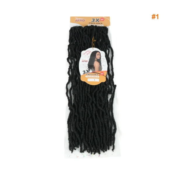 D.M 3X FAUX LOCS 24 N1
