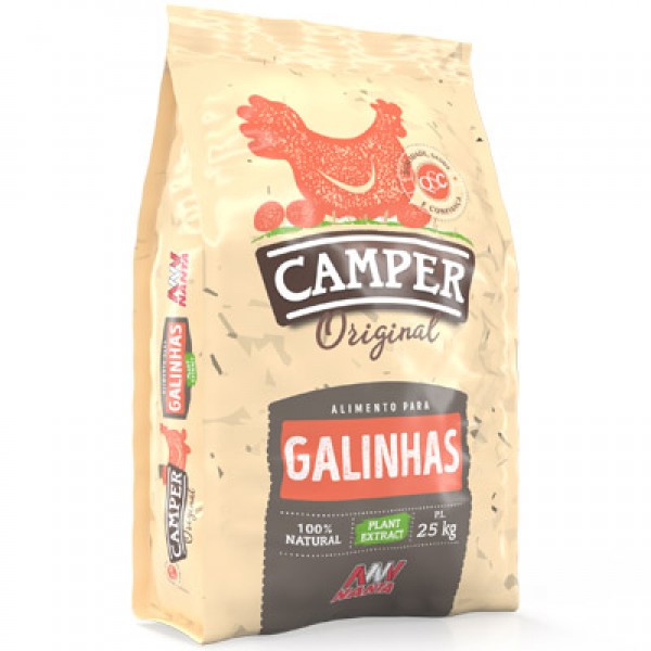 CAMPER OVO POEDEIRAS GRANULADO - SACO 25KG